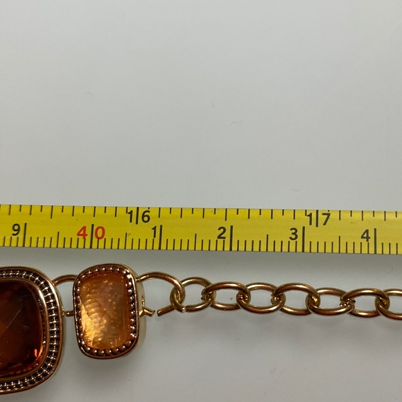 Smokey Topaz Colour Crystal Necklace - Picture 5 of 6